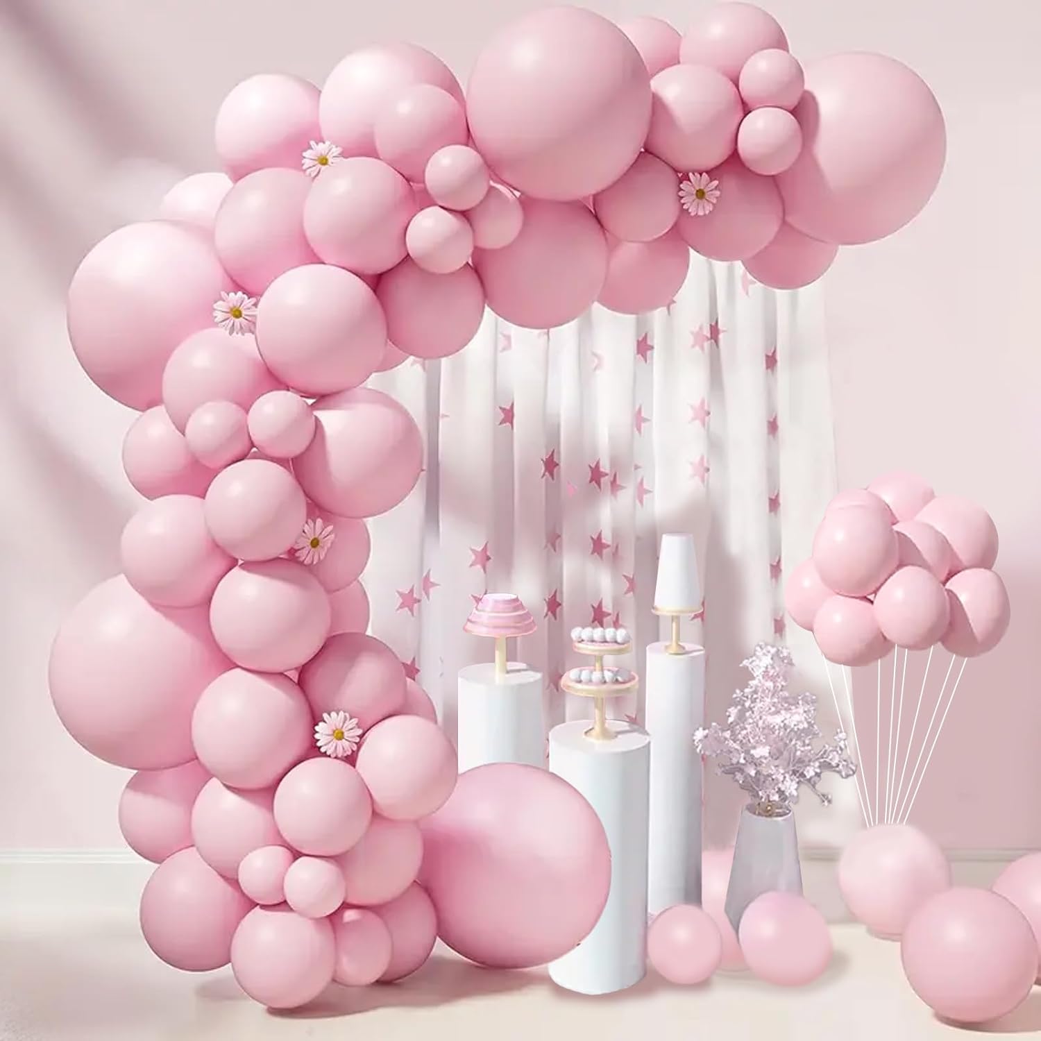 Arco Globos lisos De Diferentes Tamaños X105