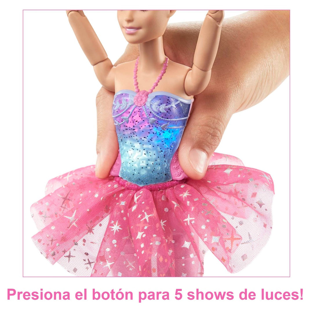 Barbie Dreamtopia Bailarina 5 Juegos De Luz