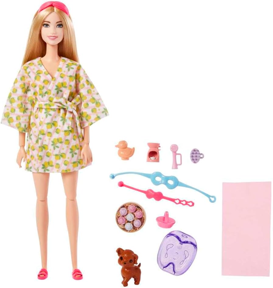 Barbie Fashion Muñeca Rubia Cuidado personal Día De Spa