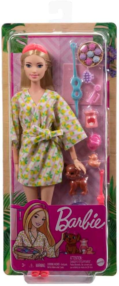 Barbie Fashion Muñeca Rubia Cuidado personal Día De Spa