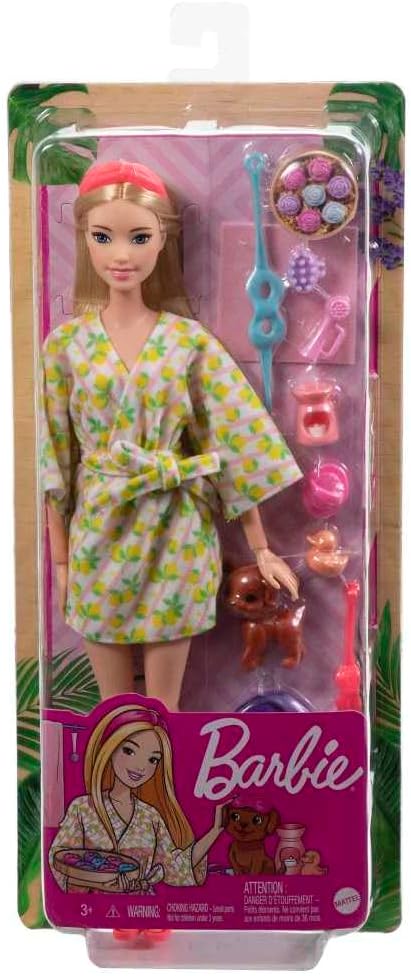 Barbie Fashion Muñeca Rubia Cuidado personal Día De Spa