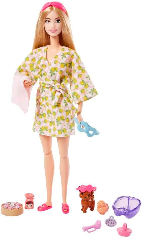 Barbie Fashion Muñeca Rubia Cuidado personal Día De Spa