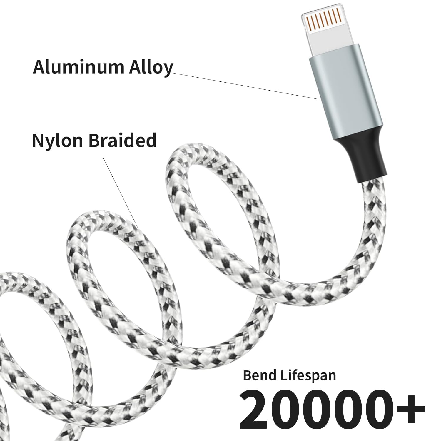 Cables De Carga Múltiple 3 En 1 Nailon Trenzado