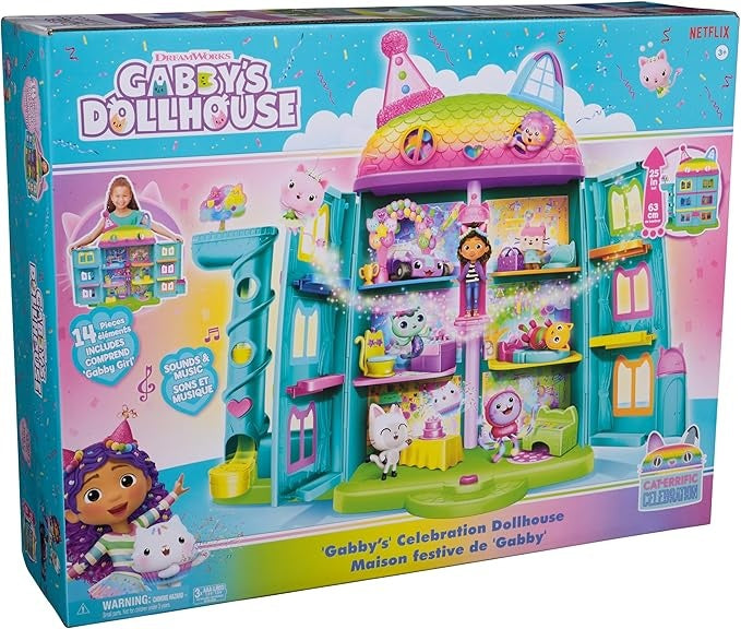 Casa de Gabby Dollhouse Celebration