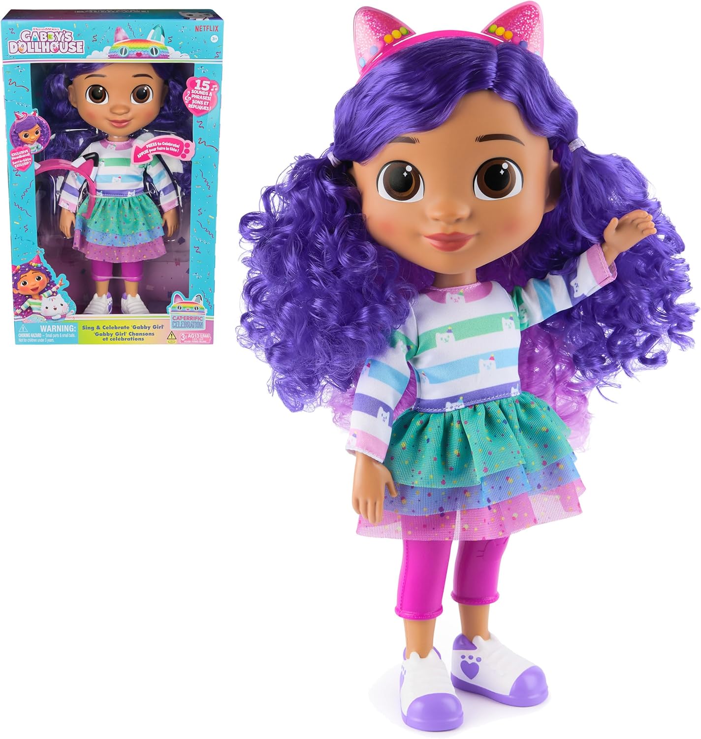 Gabbys Dollhouse Muñeca Gabby Grande Original