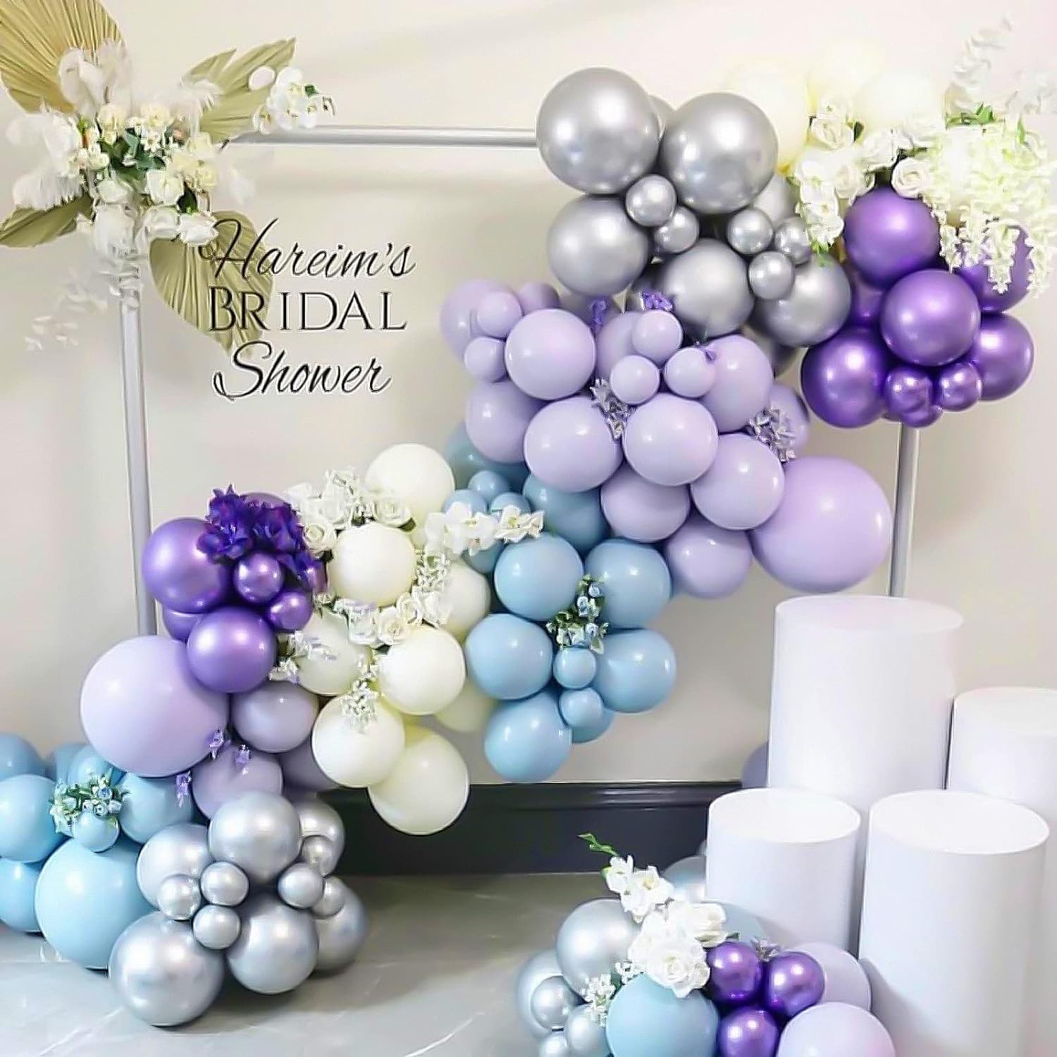 Arco Globos lisos De Diferentes Tamaños X105