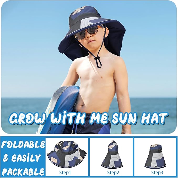 Sombrero De Sol Para Niños Protección Solar 50+