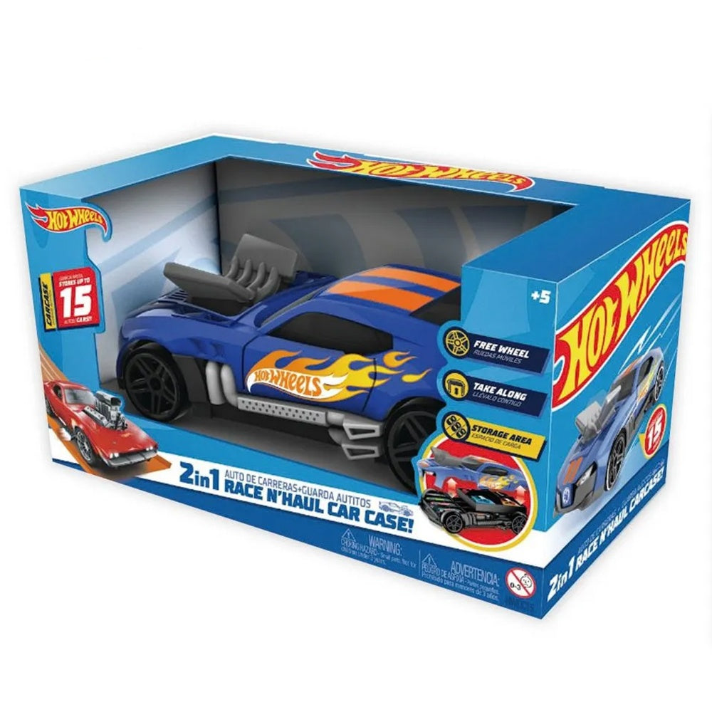 Hot Wheels Coche 2 En 1 Guarda 15 Autitos
