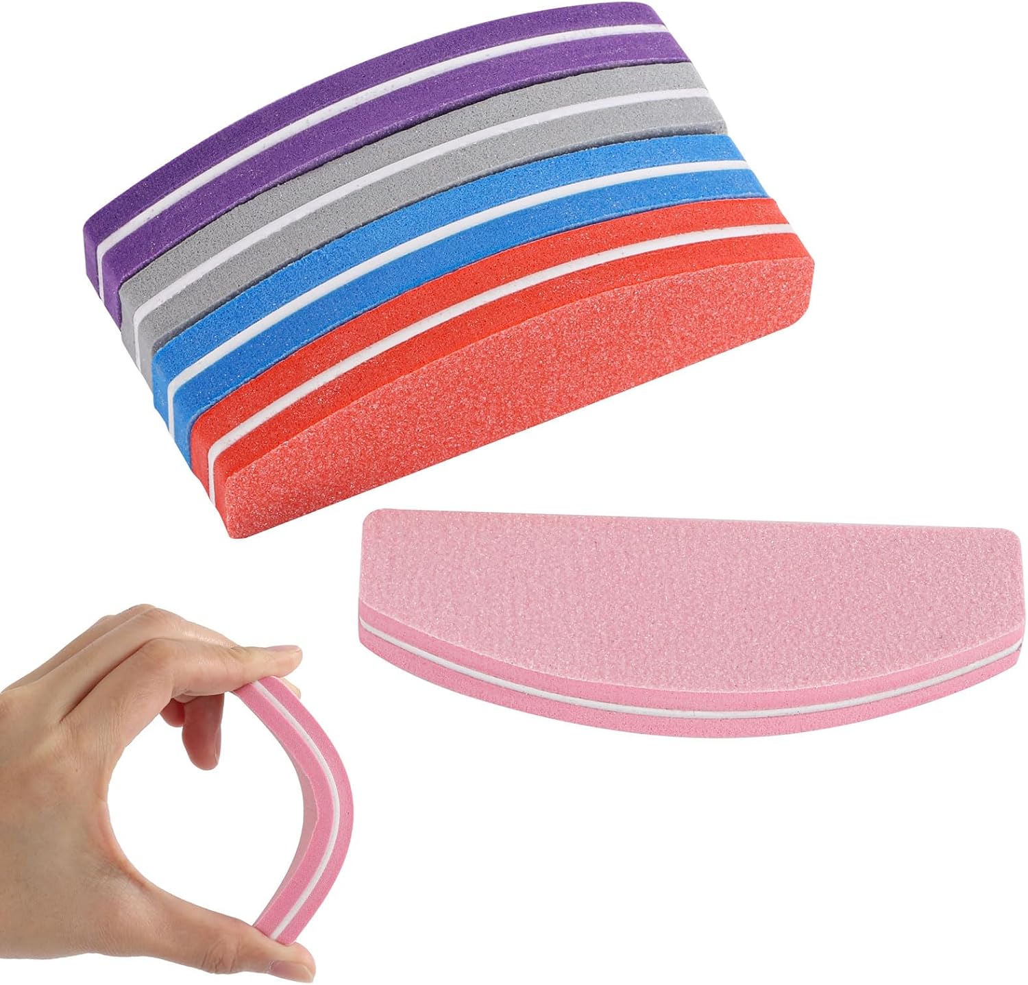 Limas De Uñas 23 Herramientas De Manicura Grano 100/180