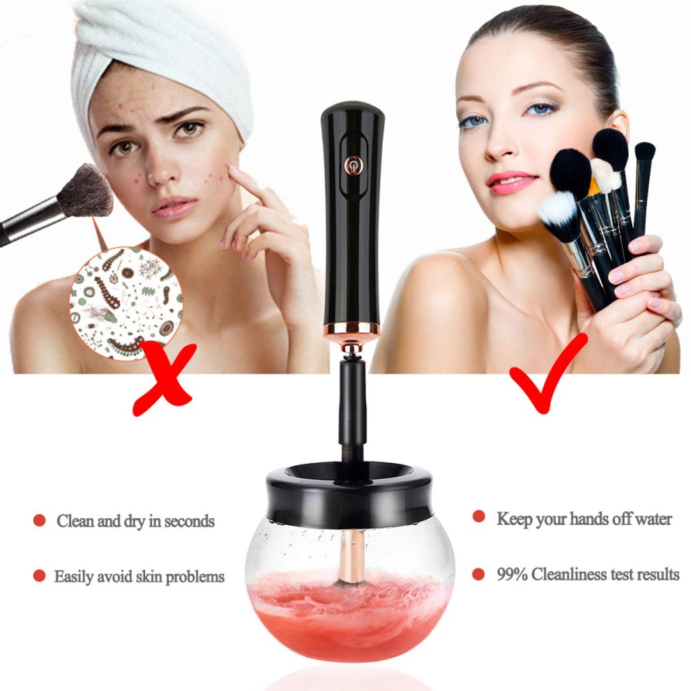 Limpiador De Brochas De Maquillaje Portátil