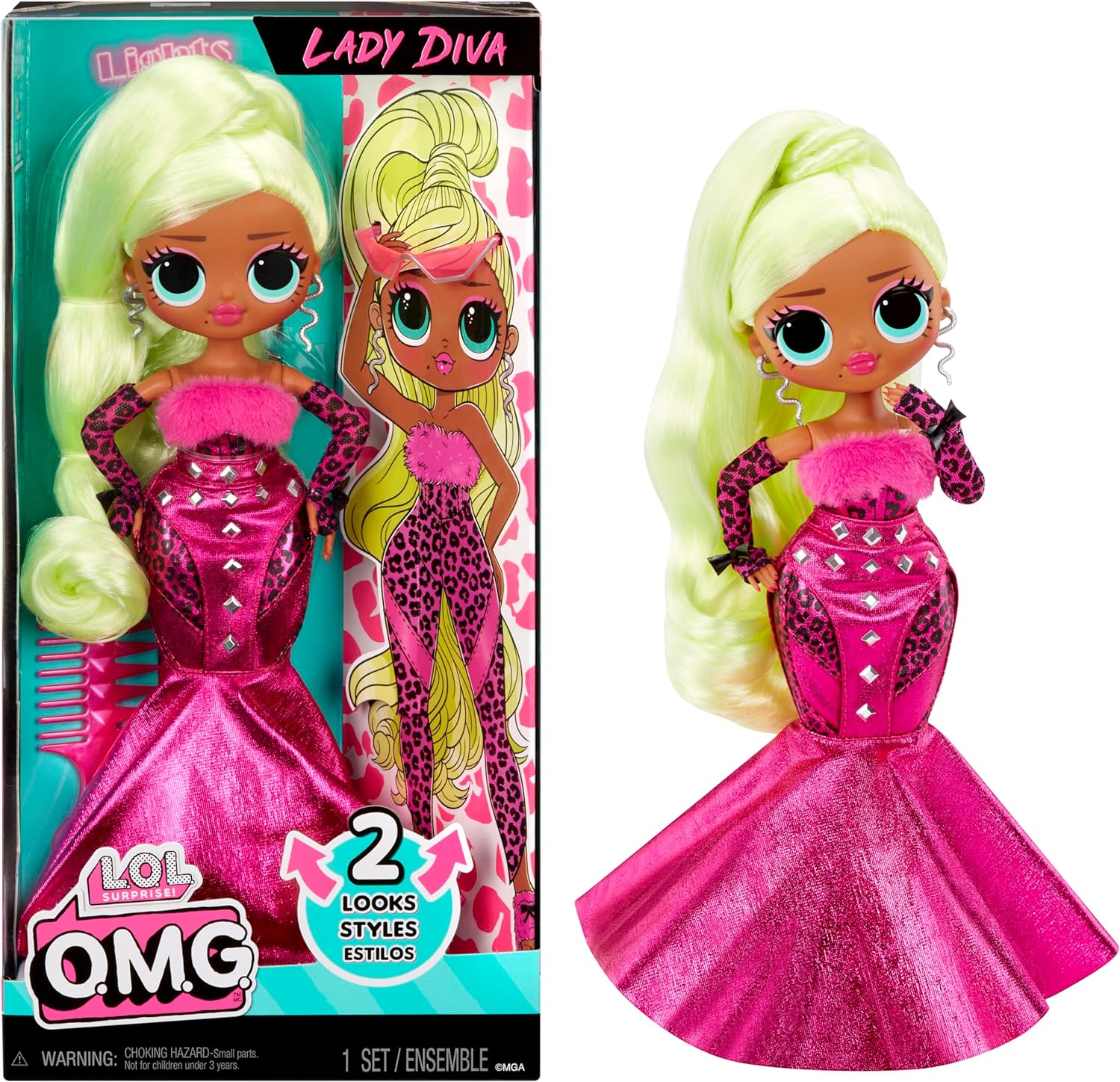 Lol Surprise Omg Muñeca Lady Diva 2 Looks