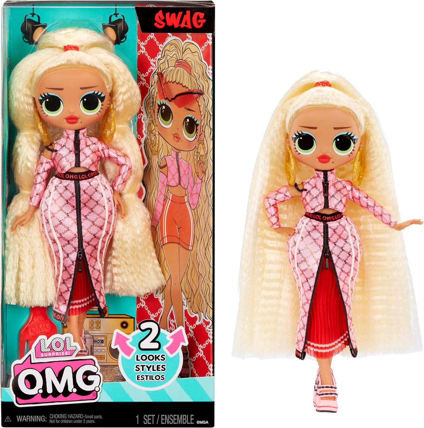 Lol Surprise Omg Muñeca Swag 2 Looks Y Sorpresa