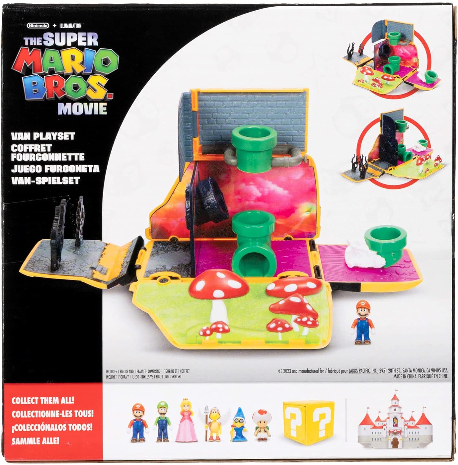 Camion Casa De Mario Bross Van Y Figura Mario