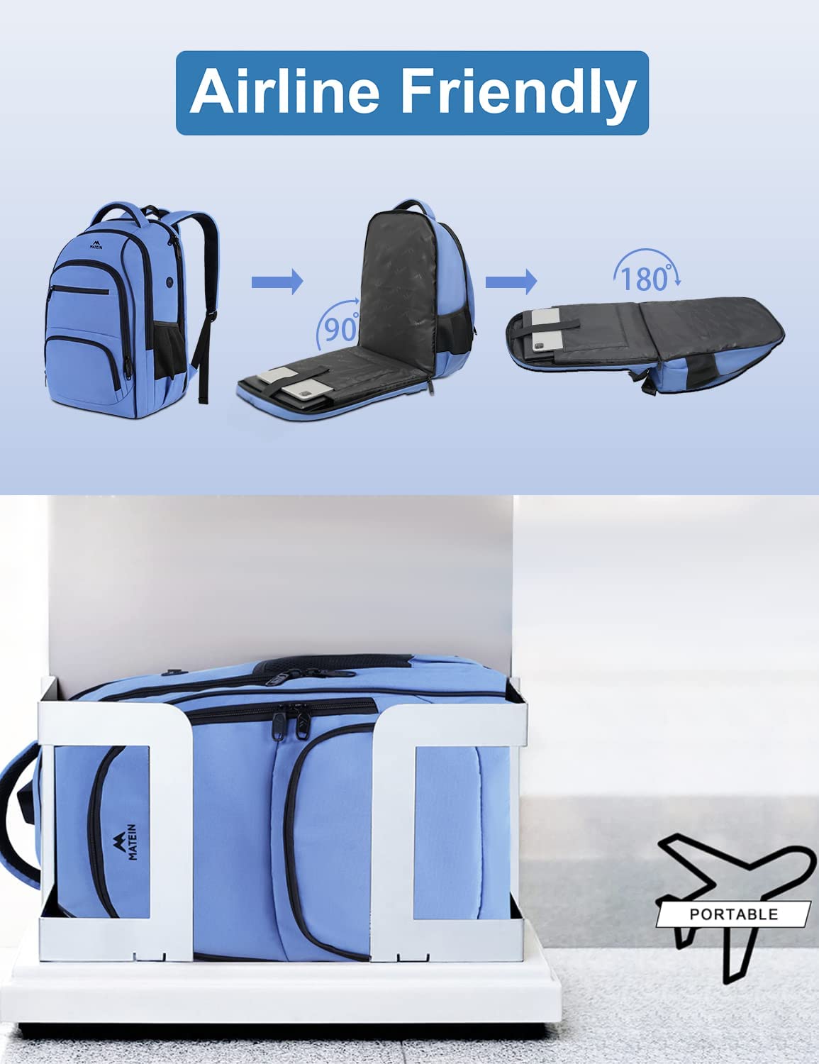 Mochila Laptop 17 Bolsillo para Húmedo Y Seco