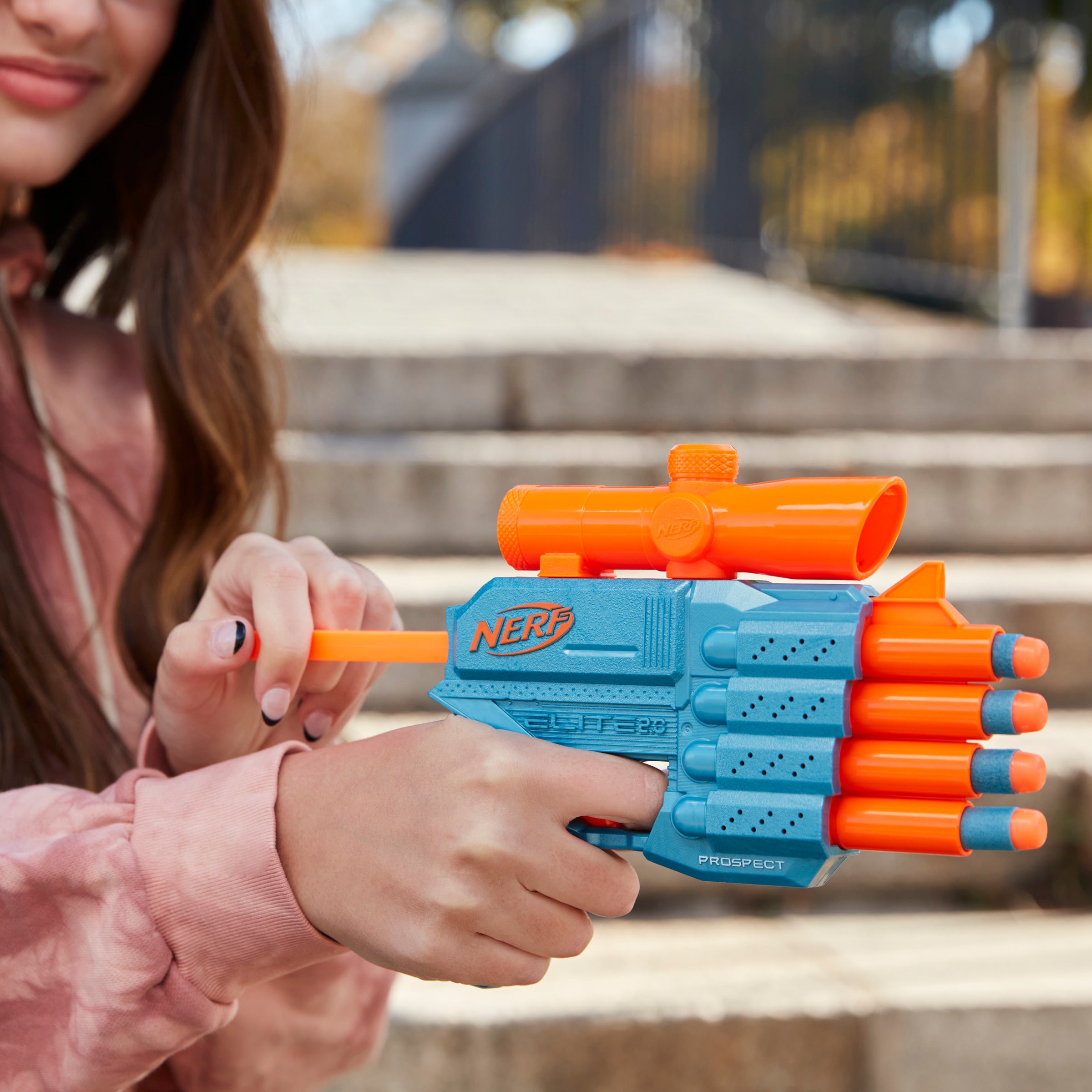 Pistola Lanzador Nerf Elite 2.0 Prospec +Regalo