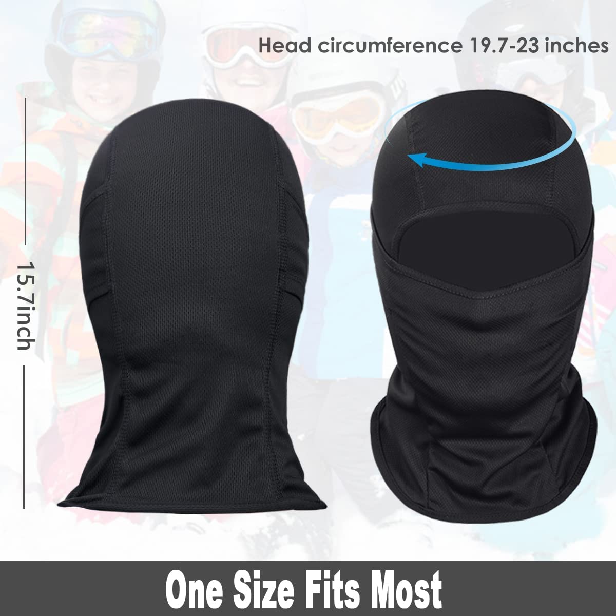 Pasamontañas Deportivo Anatomico Unisex