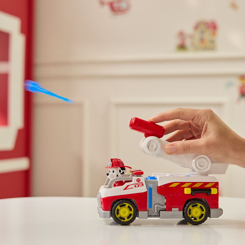 Patrulla Fire Rescue Vehiculo Y Figura Marshall