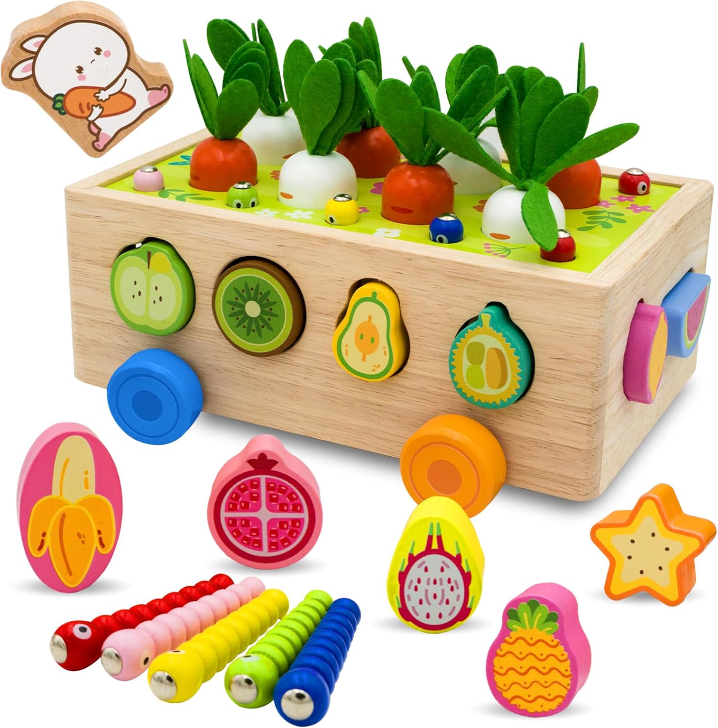 Juego Magnético De Pesca y granja Educativo Montessori
