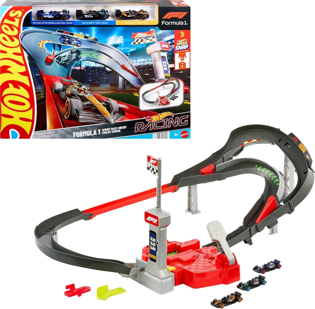 Pista Hot Wheels Racing Pista Sprint + 3 autos