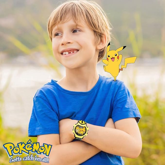 Reloj Pokemon Digital Lcd Luces Intermitentes