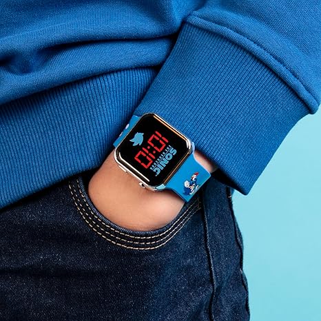 Reloj Sonic Digital Infantil Pantalla Led