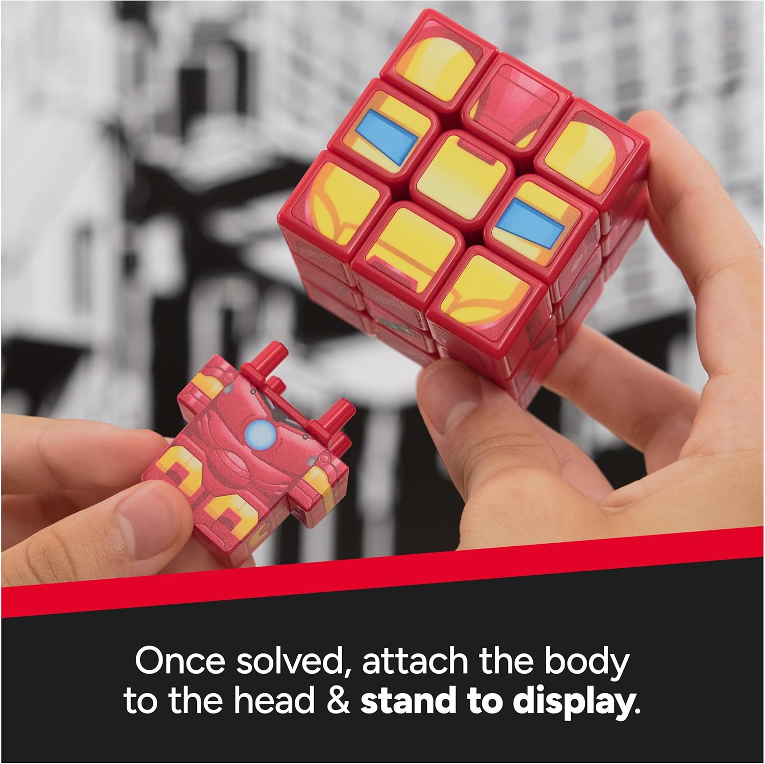 Cubo Rubik's Iron Man Marvel Juguete Antiestrés