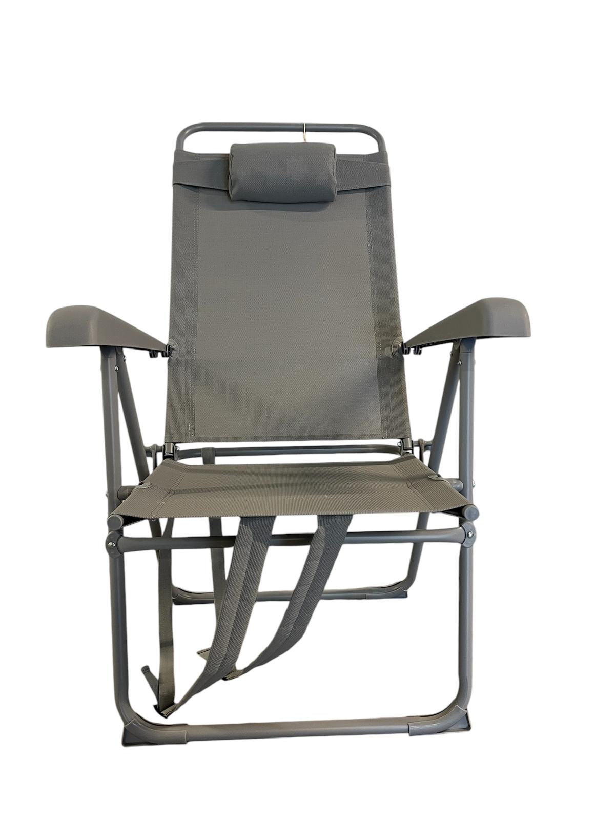 Silla Mochila Para Playa Super Liviana Aluminio