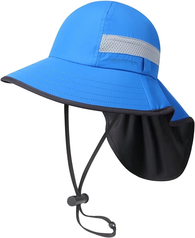 Sombrero De Sol Infantil Con Solapa Upf 50+