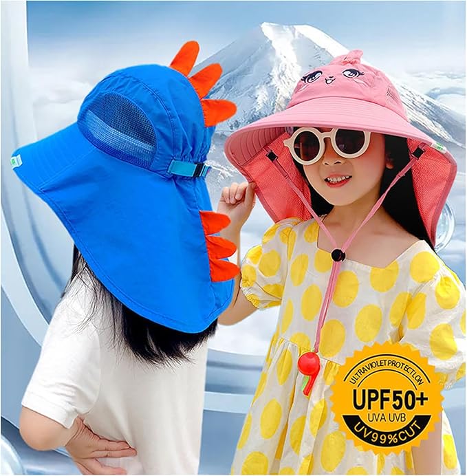 Gorra Infantil con chifle y lentes Para Niñas Upf 50