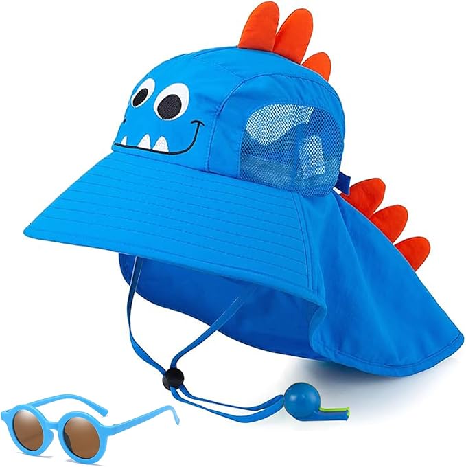 Gorra Infantil con chifle y lentes Para Niñas Upf 50