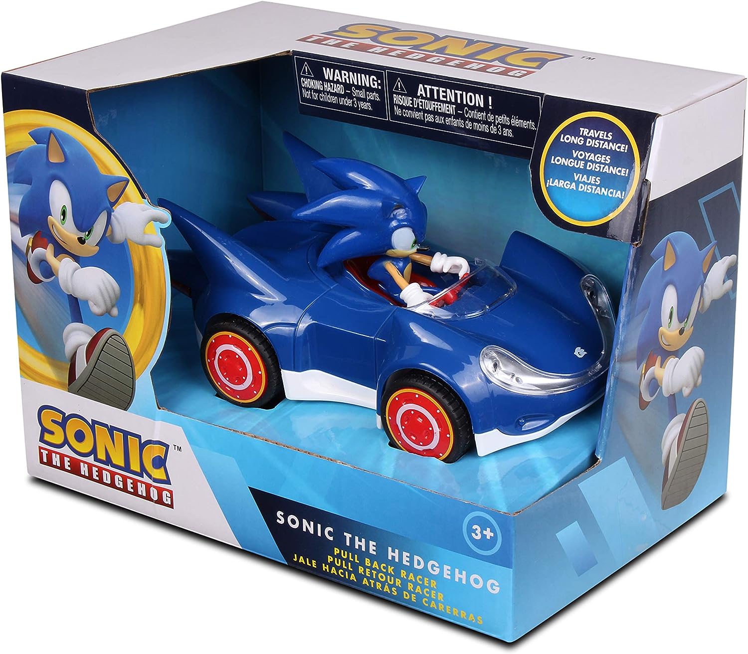 Sonic The Hedgehog Auto Pull Back Action