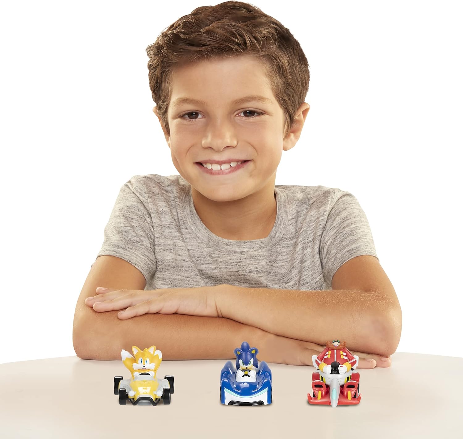 Sonic Vehículos pack x3 fundidos a presión 1:64 Teletiendauy