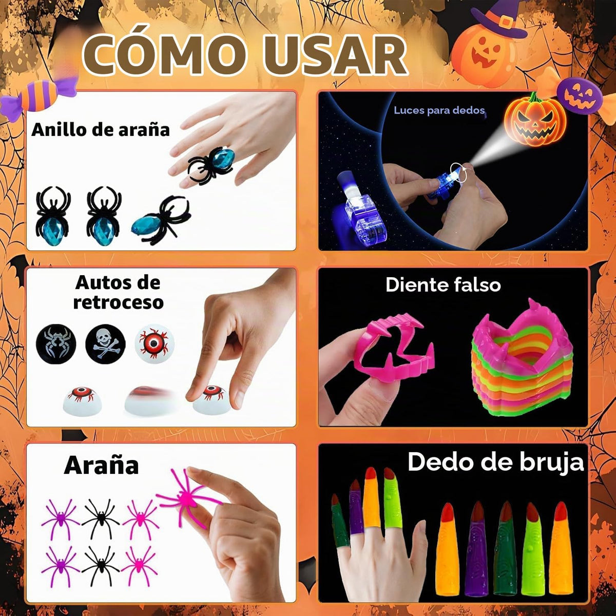 200 Sorpresitas Halloween En Bolsitas Con Arañas Y Calaveras 200 Sorpresitas Halloween En Bolsitas Con Arañas Y Calaveras