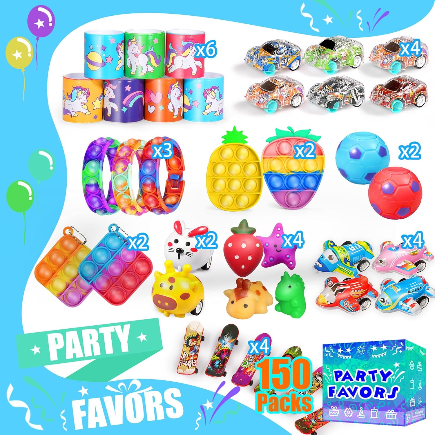 Pack de Sorpresitas Infantil X150 Unidades