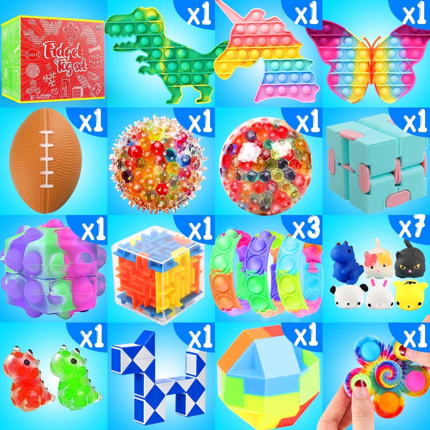 Pack 80 Sorpresitas Sensoriales Para Ansiedad