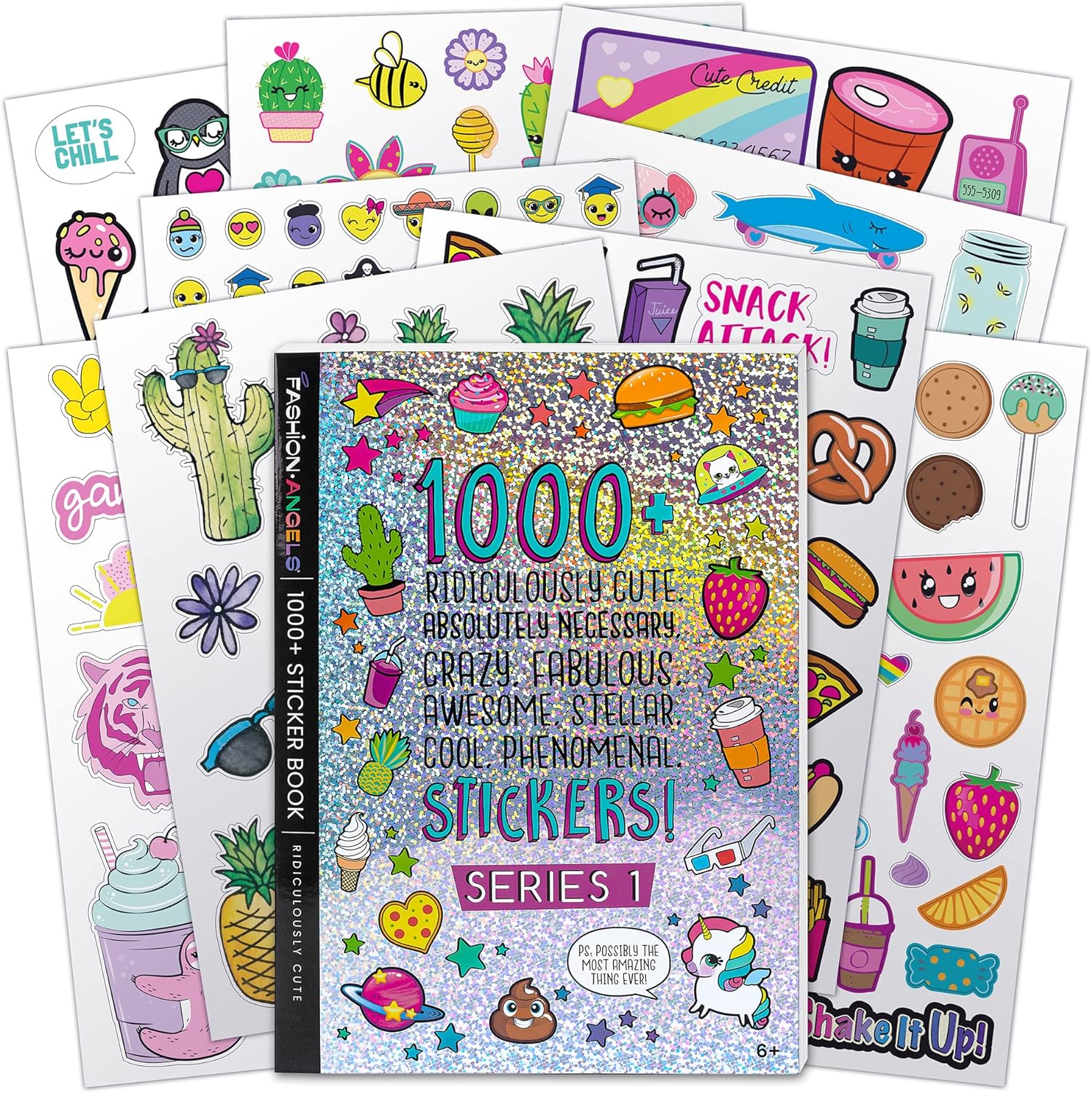 1000 Stickers Surtidos Y Divertidos Para Niños