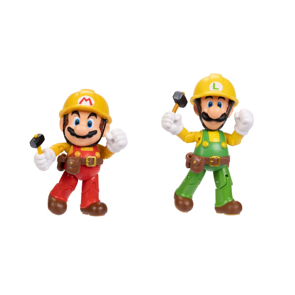 Super Mario Figura De Acción De 10 Cm Set X2