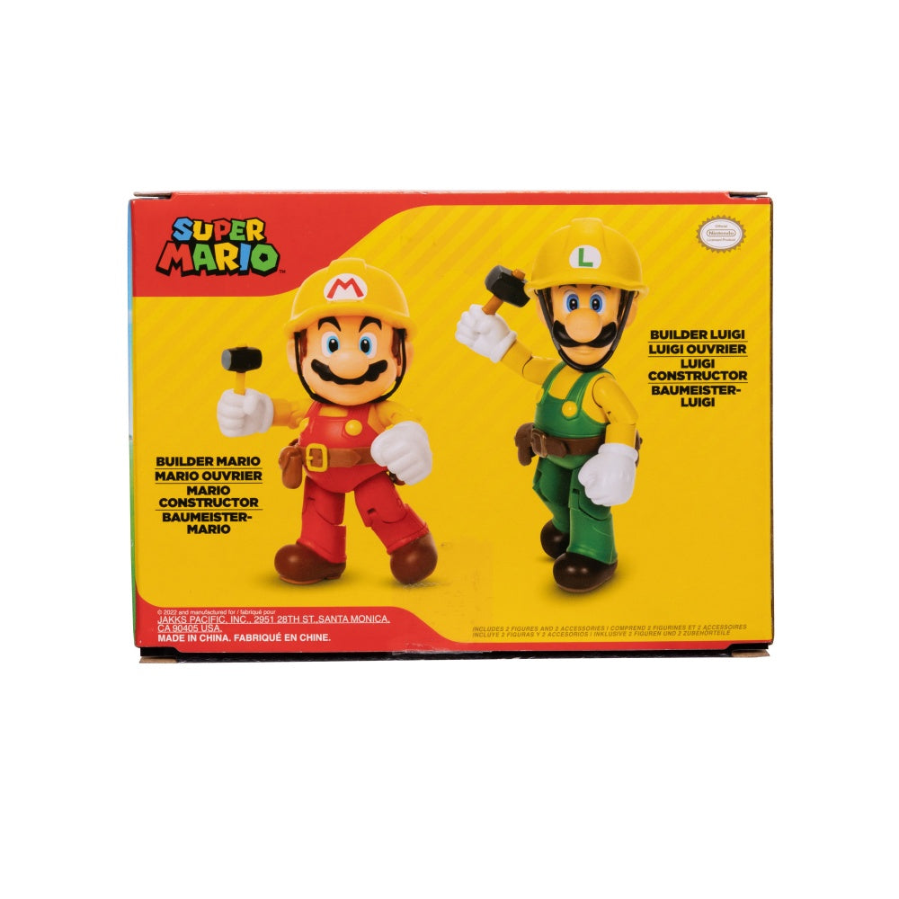 Super Mario Figura De Acción De 10 Cm Set X2