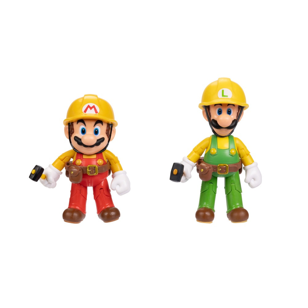 Super Mario Figura De Acción De 10 Cm Set X2