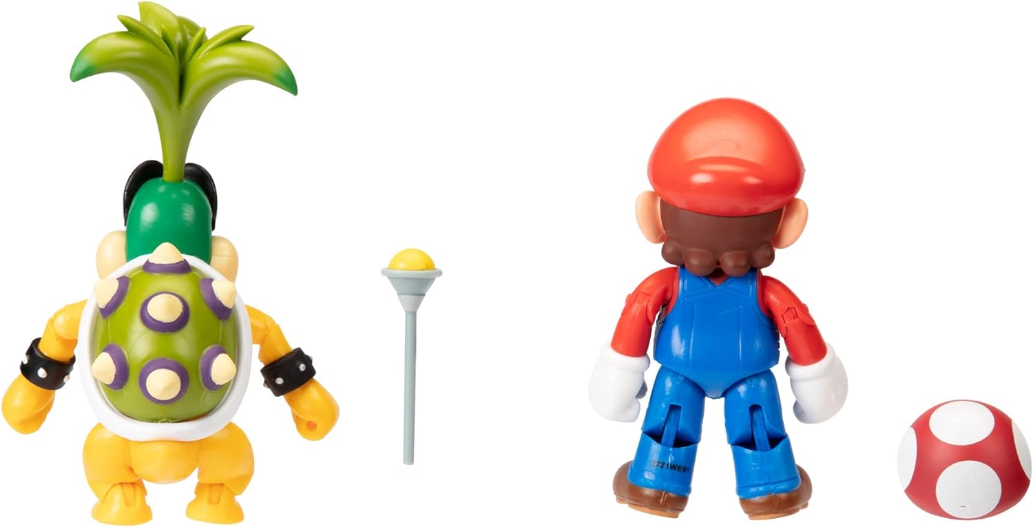 Super Mario Figura De Acción De 10 Cm Set X2