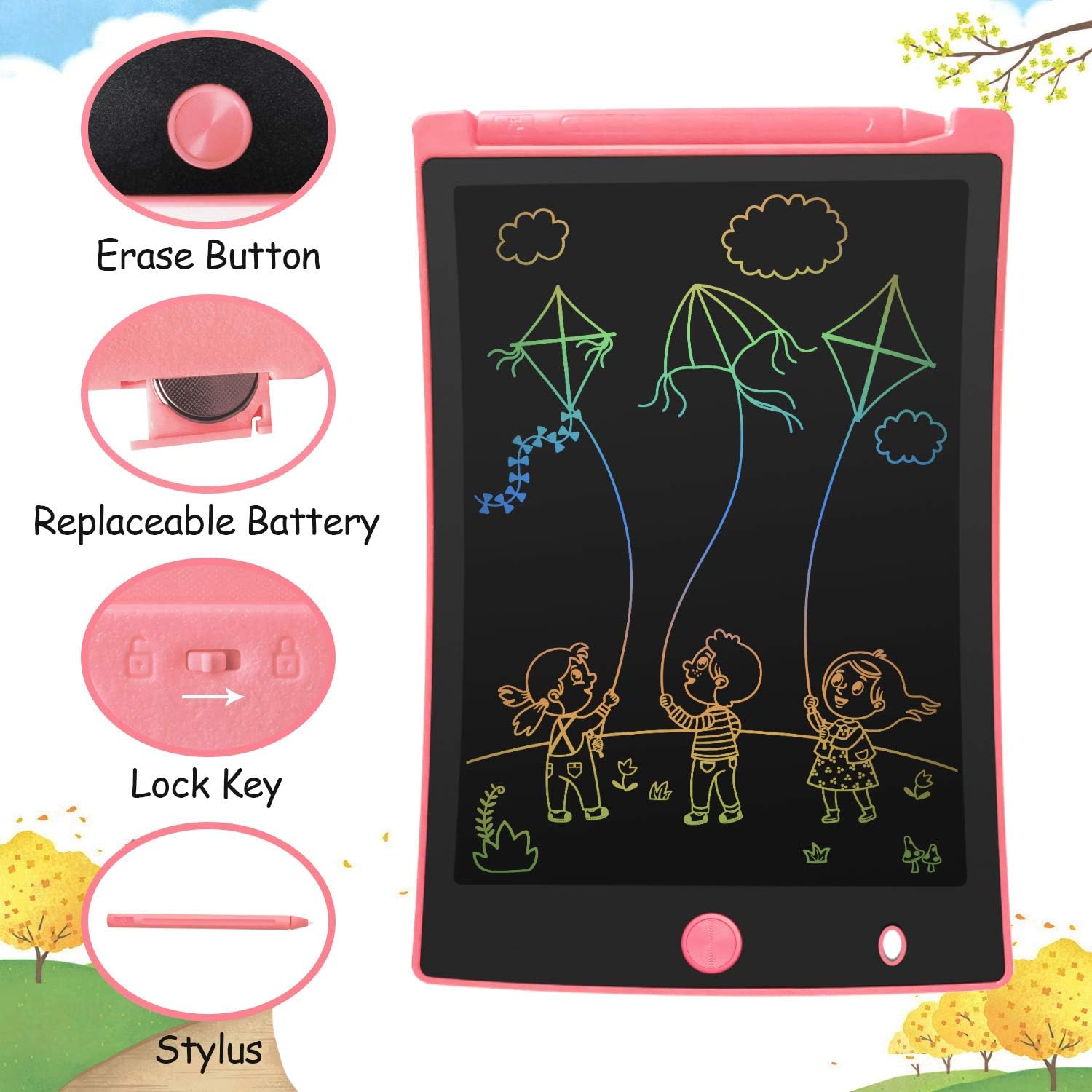 Tabletas De Escritura Lcd Para Niños pack x 2 tablet