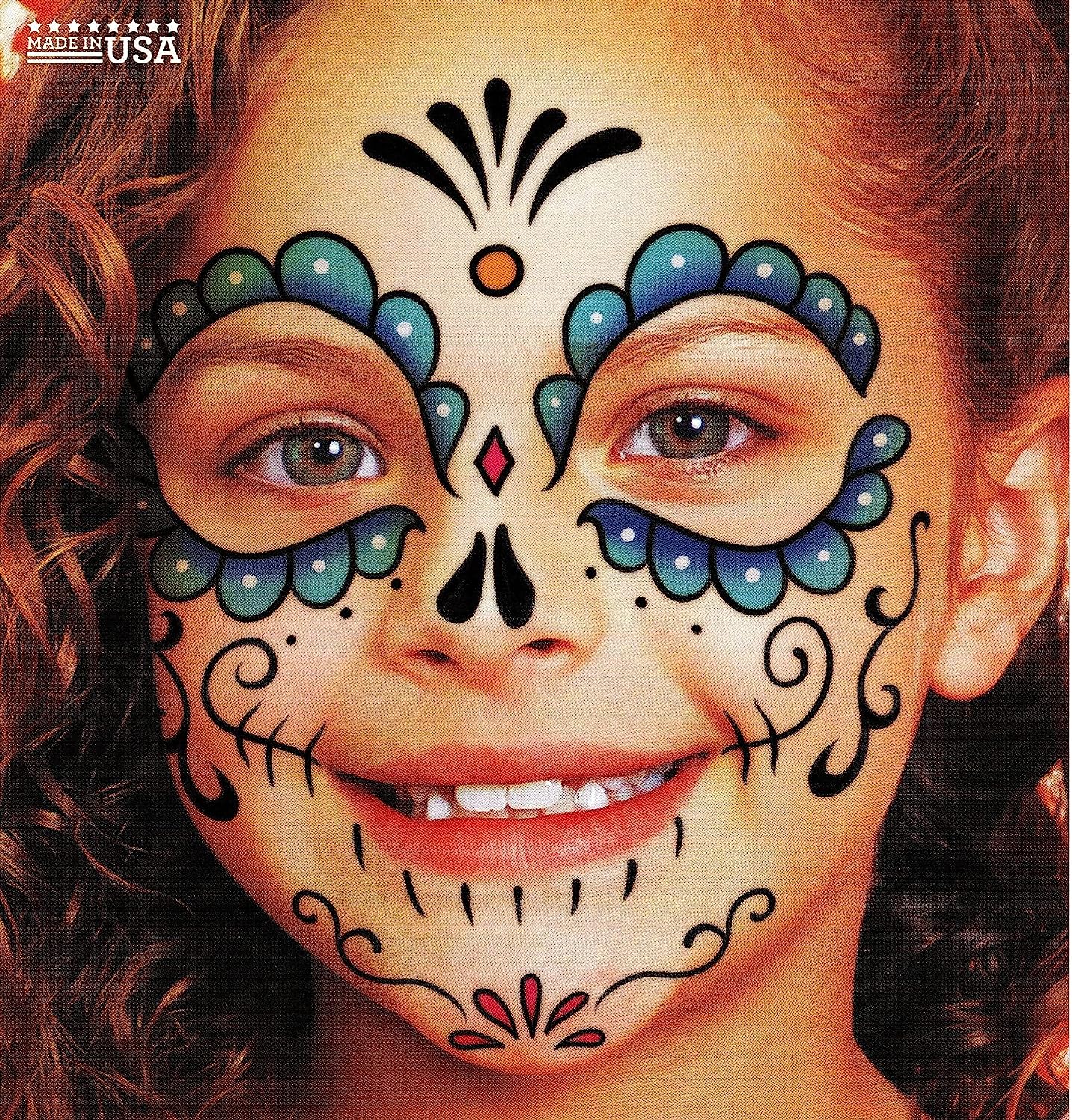 Tatuajes Temporales Tipo Maquillaje Halloween