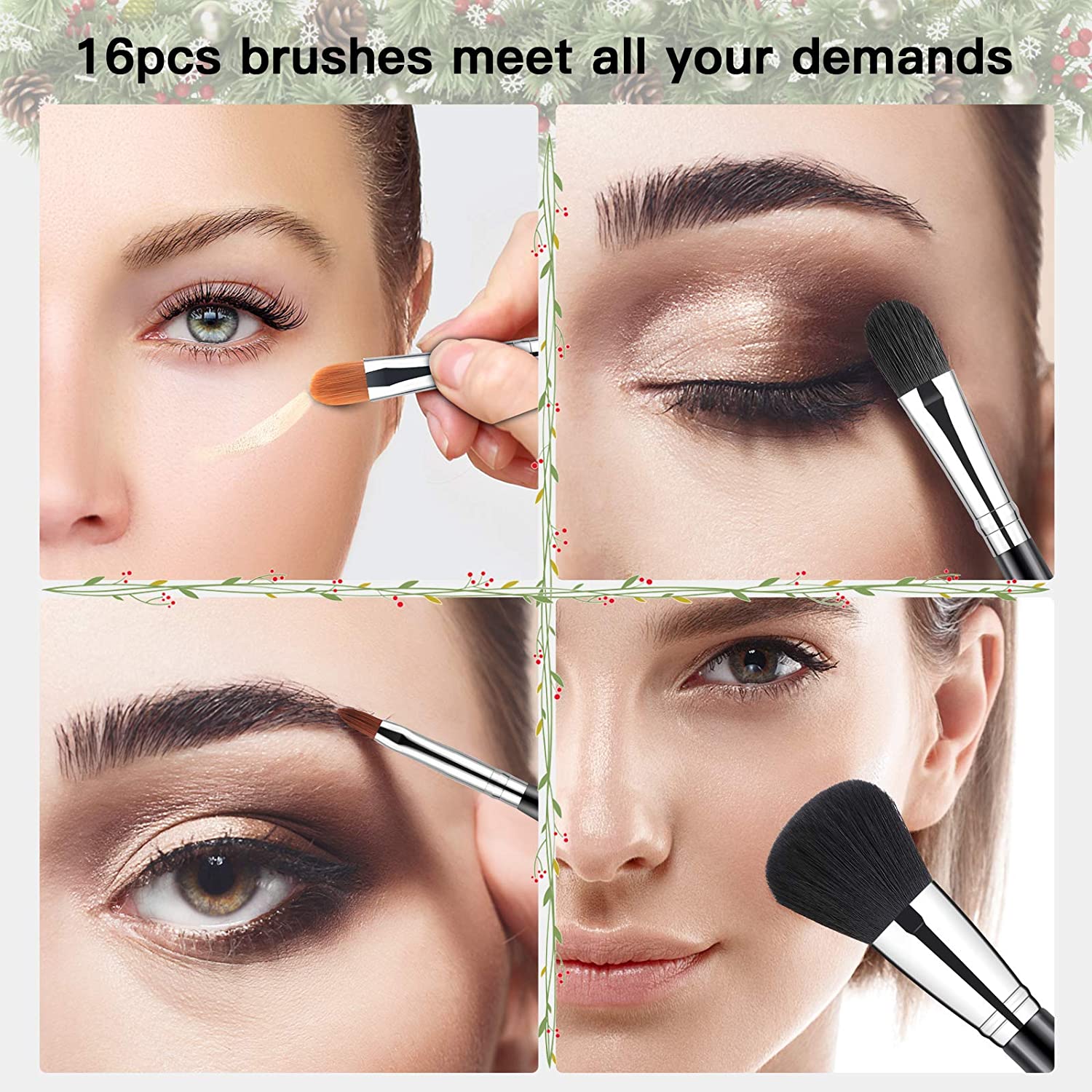Set de Brochas y accesorios 20 unidades de Maquillaje