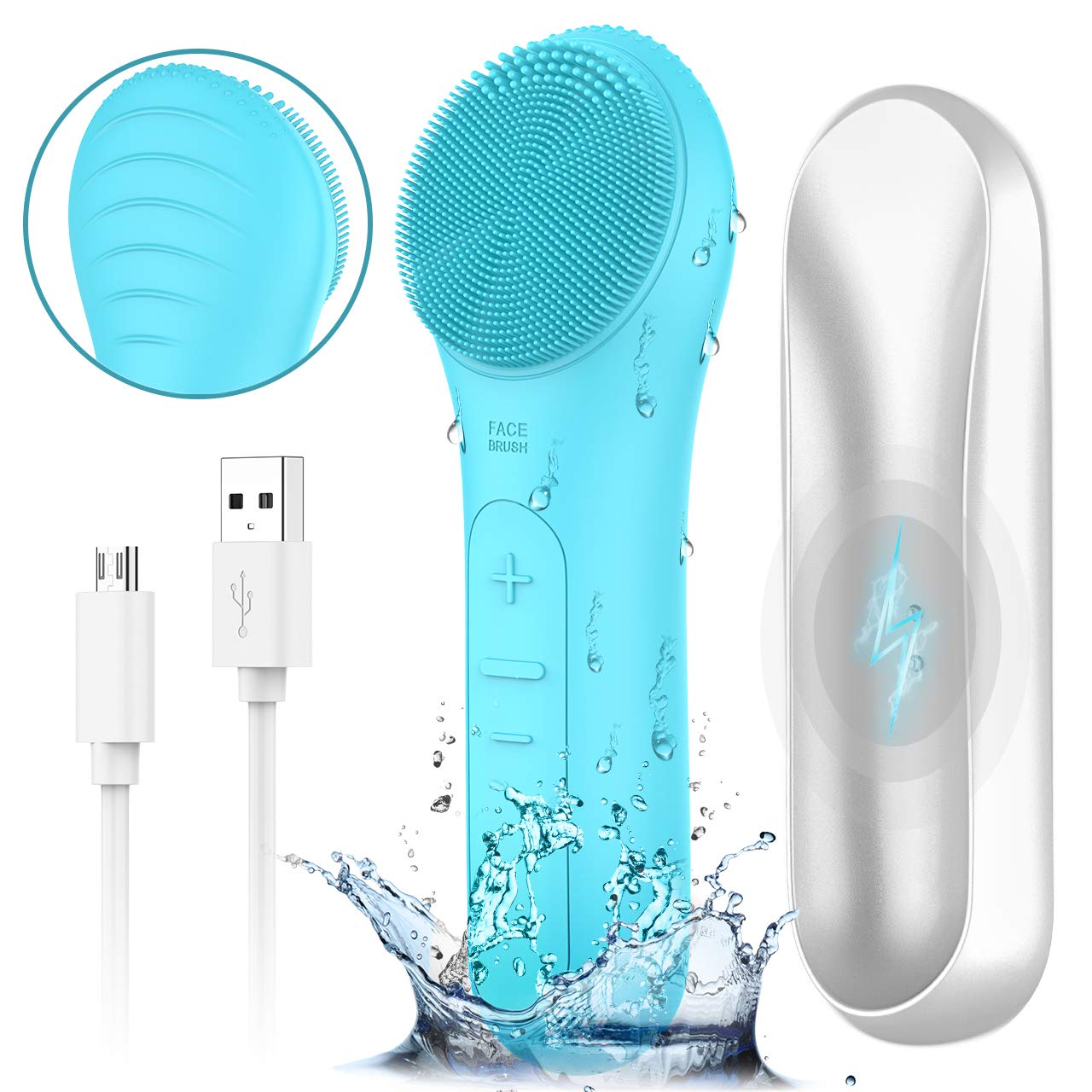 Cepillo De Limpieza Profunda Exfoliante Masaje