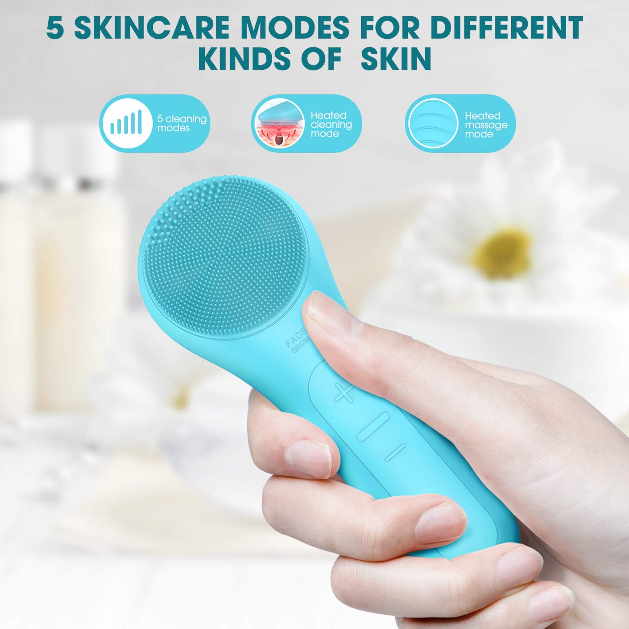Cepillo De Limpieza Profunda Exfoliante Masaje