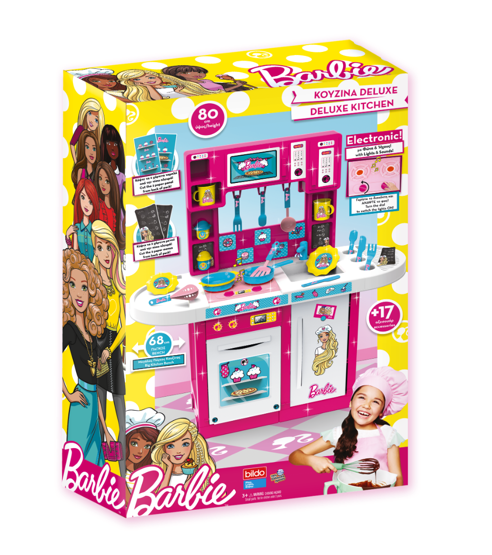 Juego De Cocina Electrónico Barbie Mega Gigante