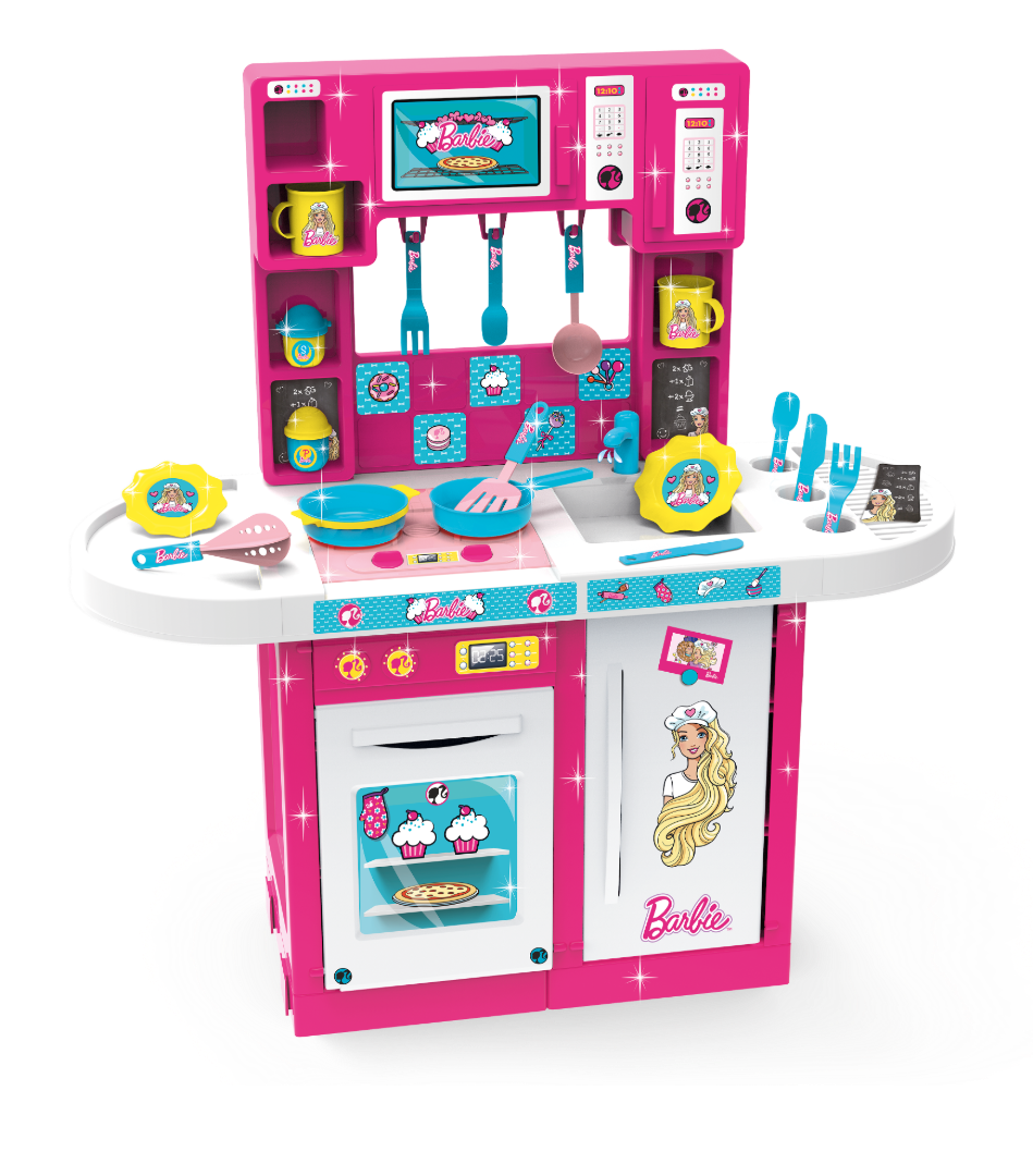 Juego De Cocina Electrónico Barbie Mega Gigante