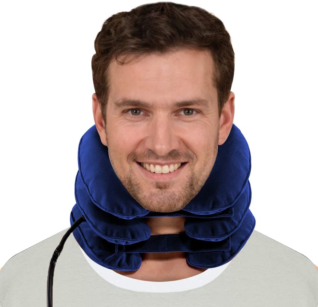 Collarín De Tracción Cervical para alivio instantáneo