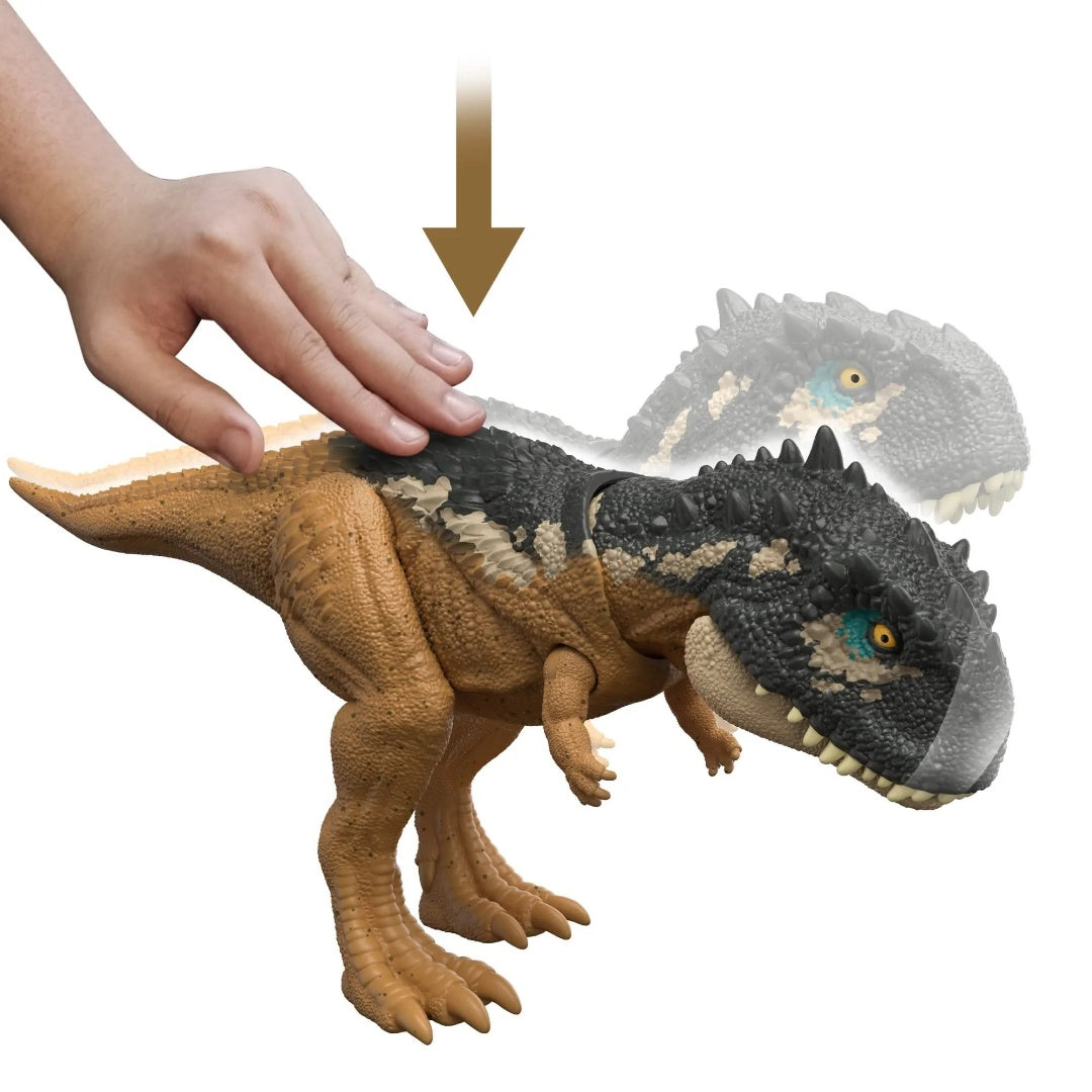 Jurassic World dinosaurio Skorpiovenator Ruge Y Ataca