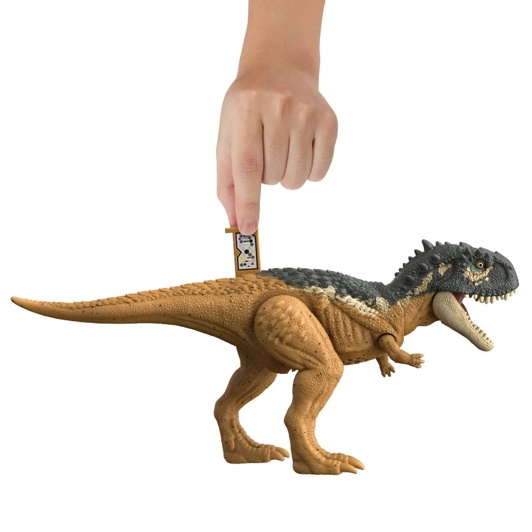 Jurassic World dinosaurio Skorpiovenator Ruge Y Ataca